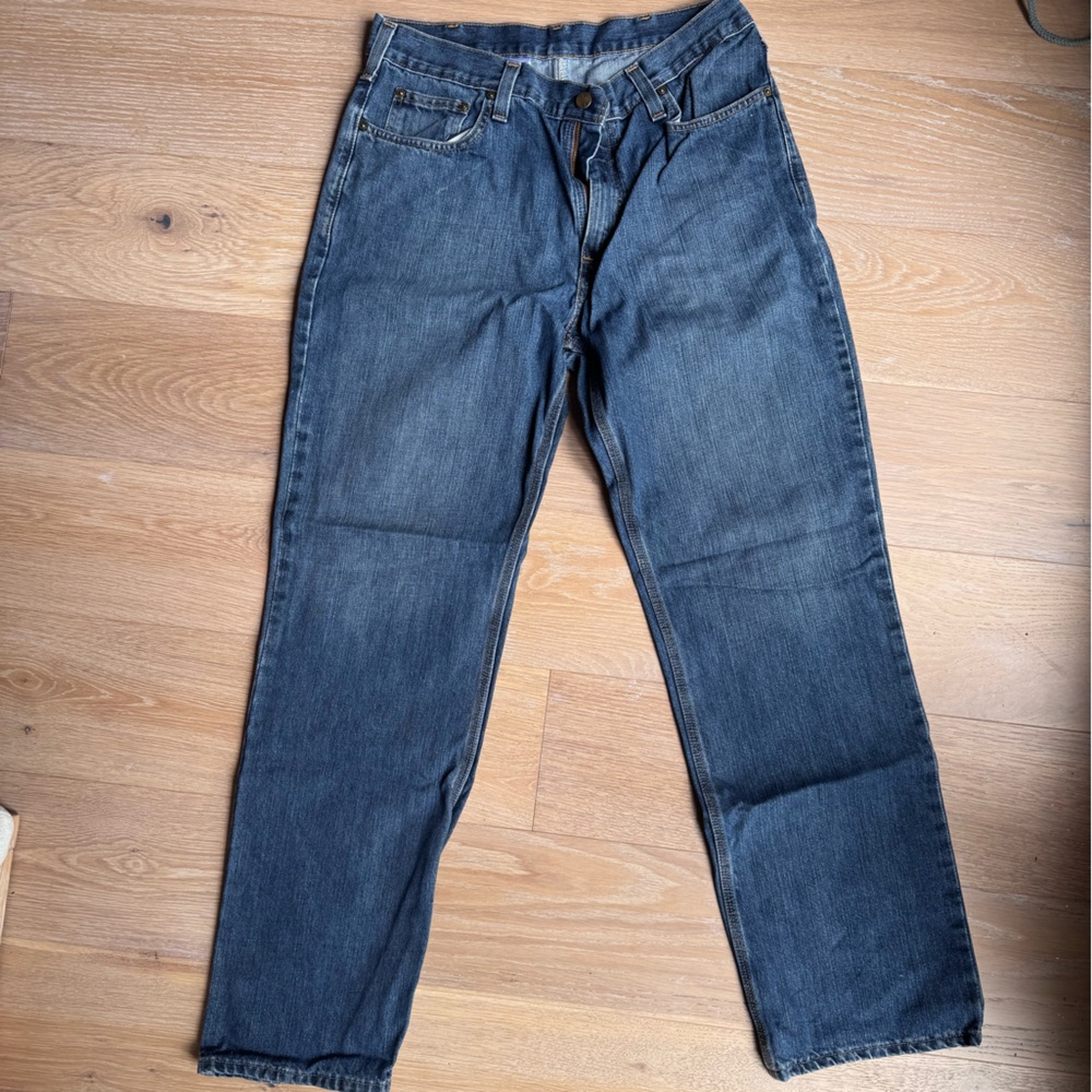Carhartt Men's Dark Blue Jeans